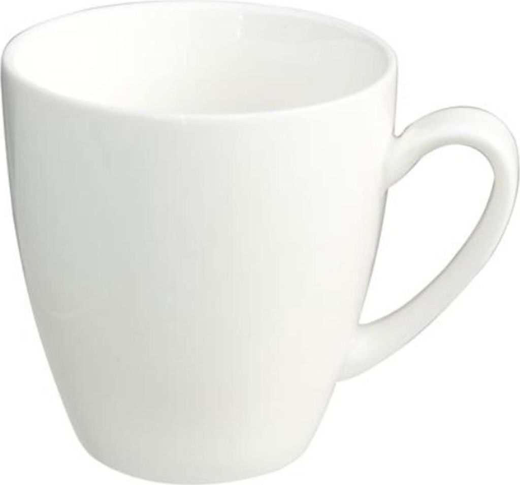 Gemütlicher, trendiger Becher Orinoco weiß 18,5 cl, Schachtel mit 6 Stück