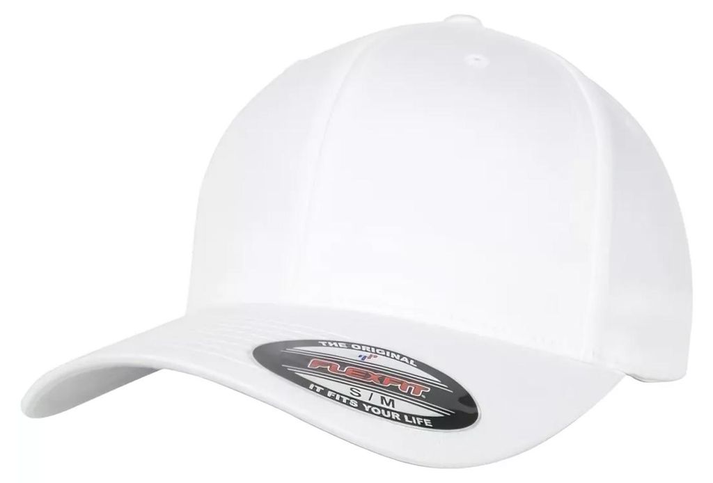 Flexfit - Baseball-Mütze TN858 (S-M) (Weiß)