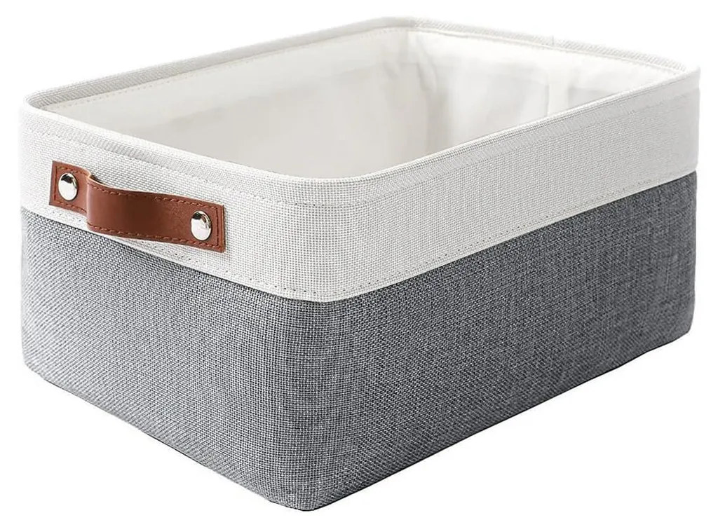 Paniers de rangement en tissu souples et pliables pour chambre d'étudiant