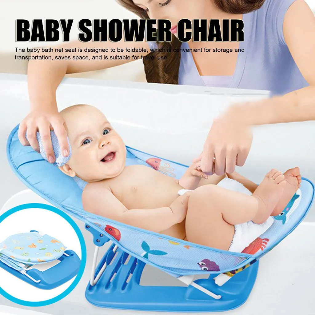 Chaise de douche portable pour nourrisson avec assise ergonomique