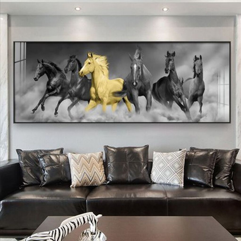 TPFLiving Kunstdruck LW-317 (OHNE RAHMEN) Poster - Leinwand - Wandbild - Hochauflösender Giclée-Druck, langlebig und hochwertig - Breitbildformat...