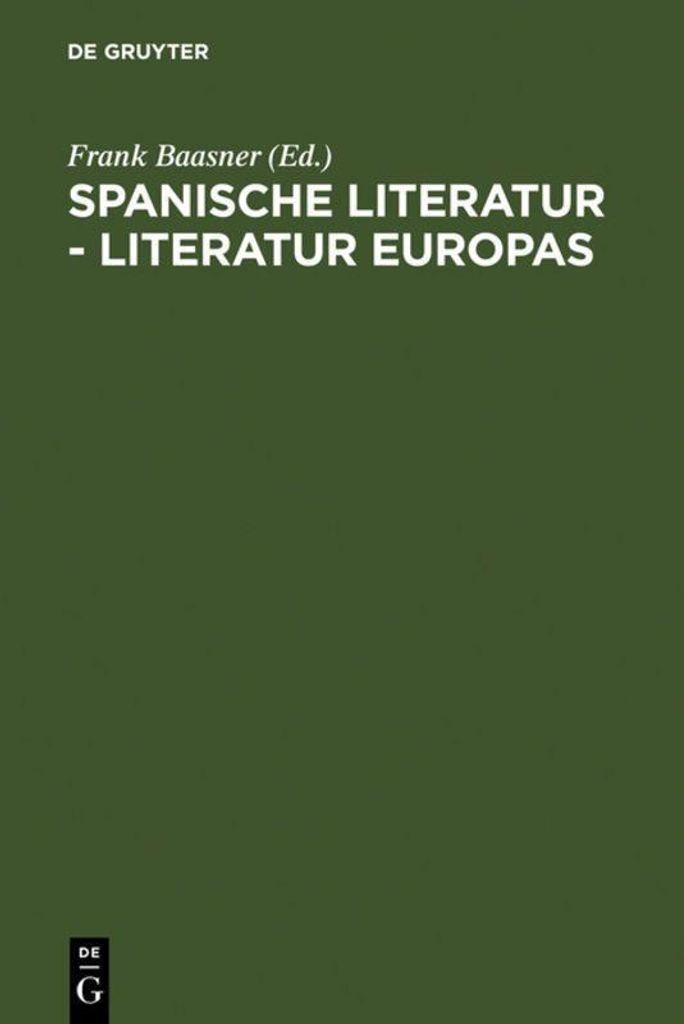 Spanische Literatur - Literatur Europas