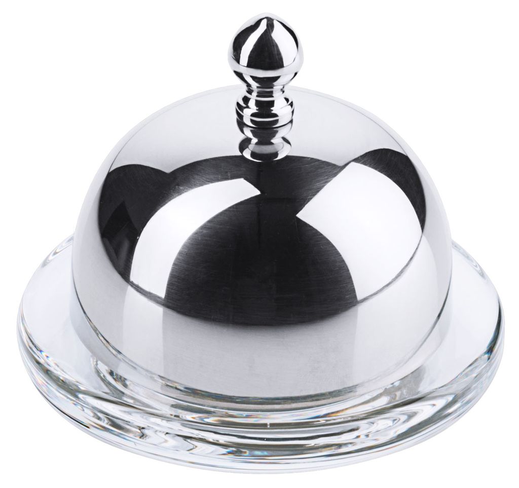 Butterschale mit Cloche 8 cm Produktbild 