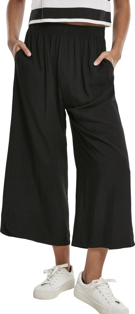 Urban Classics Ladies - Wide Culotte Hose schwarz - XXL