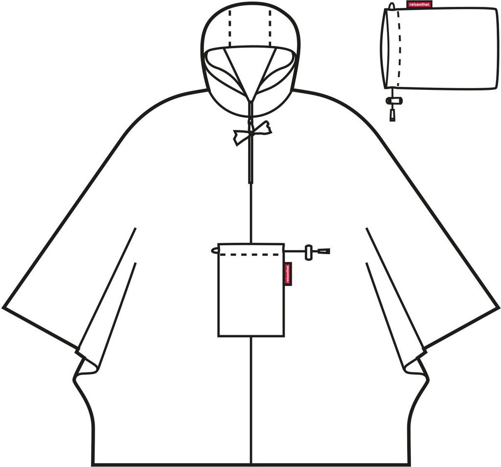 reisenthel mini maxi poncho, Regencape, Regenjacken, Produktbild 5