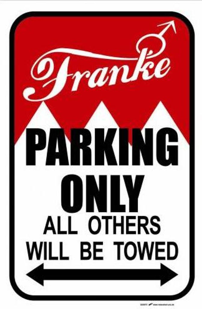 Hinweisschild - Parkschild - Franke... - 303095-1 -