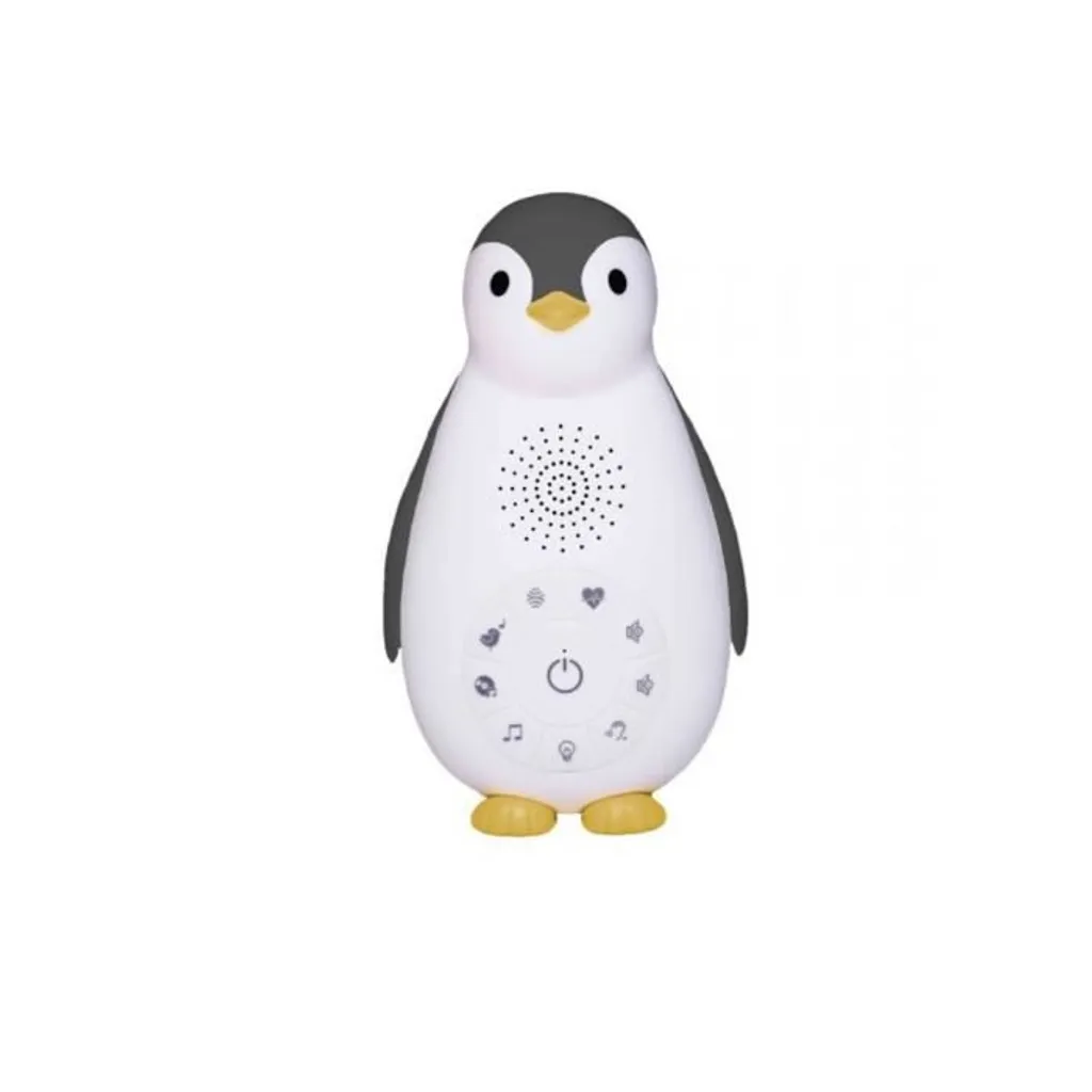 Zazu Zoe le pingouin gris Boîte à musique 3 en 1 ZA-ZOE-01 Veilleuse