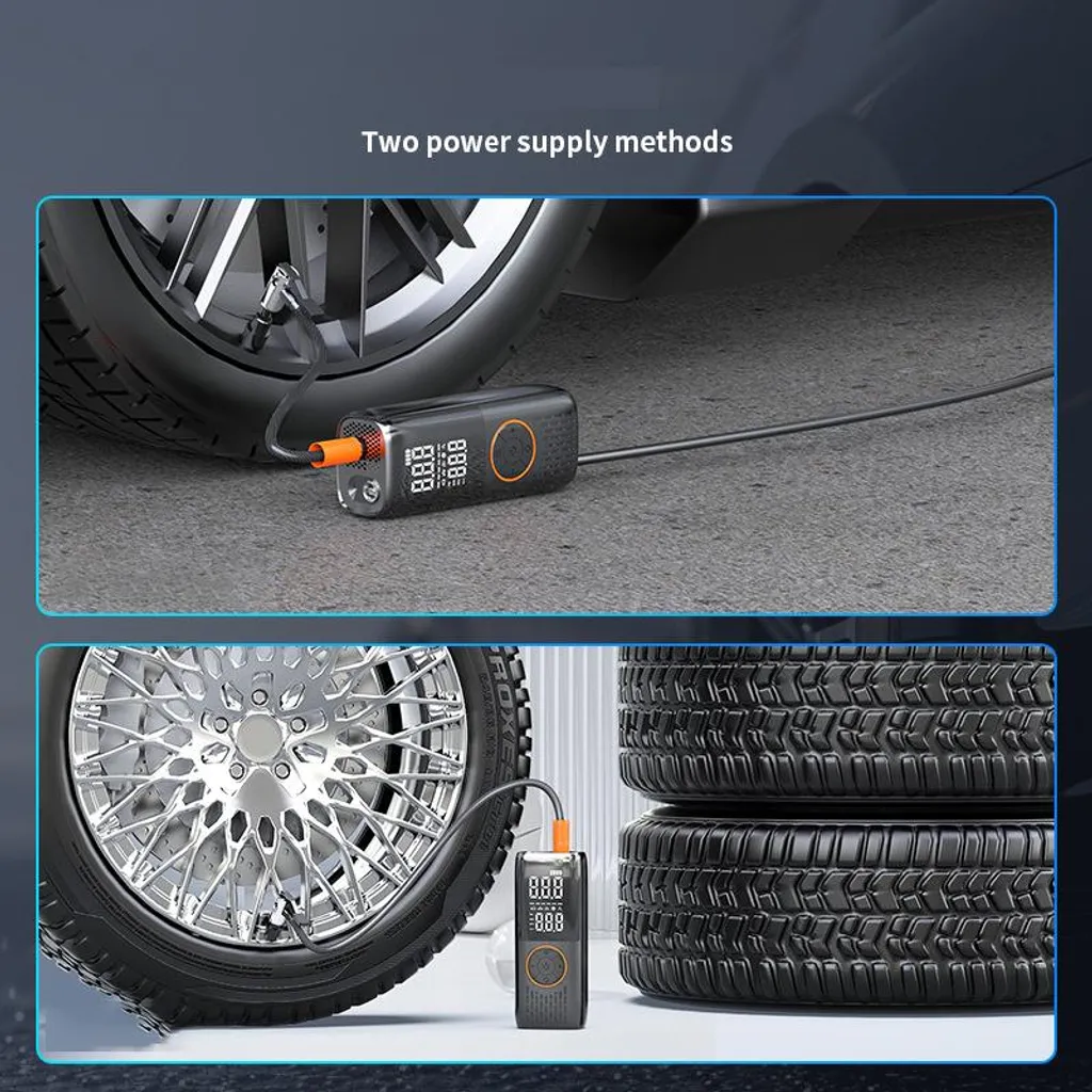Gonfleur Électrique Intelligent INF Smart avec Écran LED et Arrêt Auto - 5
