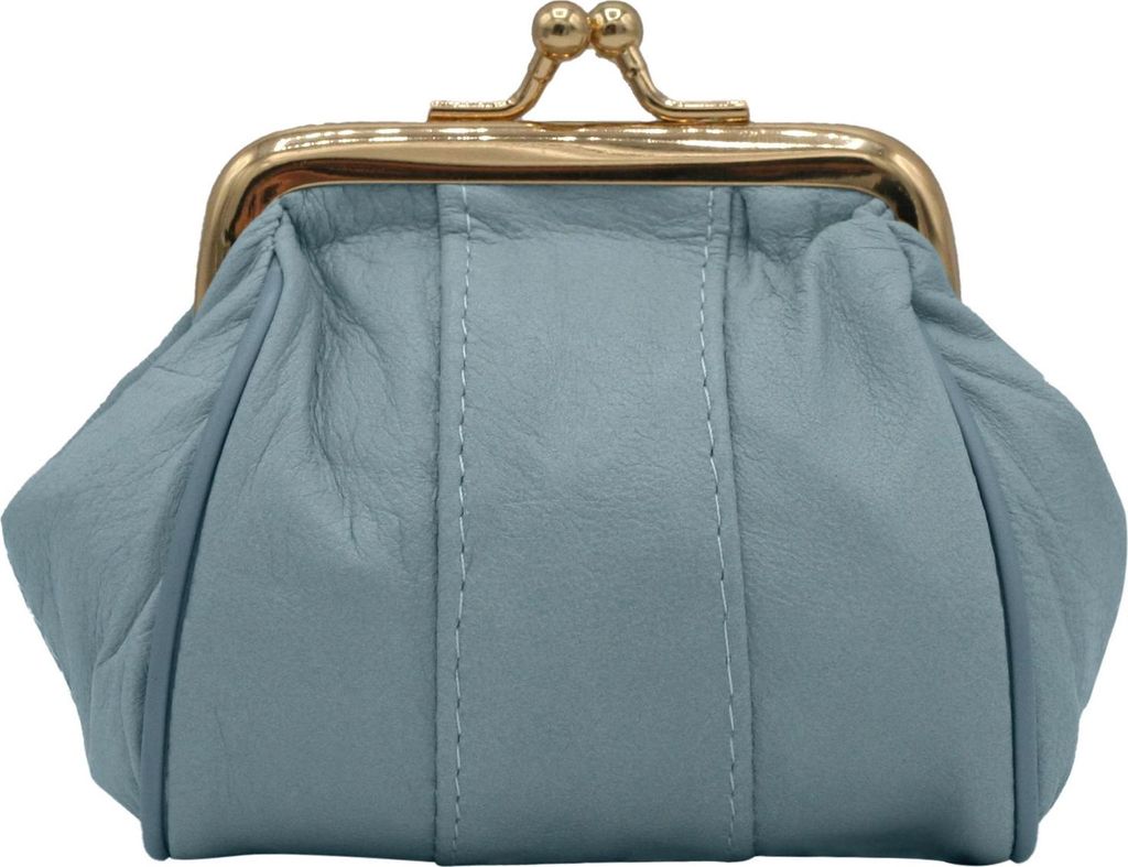 Rovicky Portemonnaie aus Leder für Frauen Falaile hellblau One size