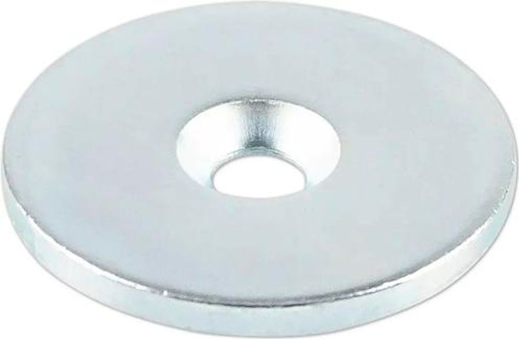 Gegenplatte für Magnete Edelstahl rund Ø 34 mm 2 Stück