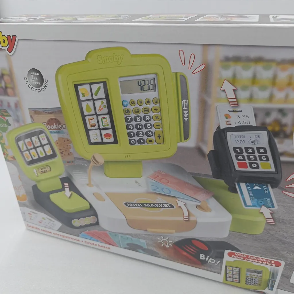 Caisse de Marchande SMOBY Électronique Sonore et Écran LCD - 21