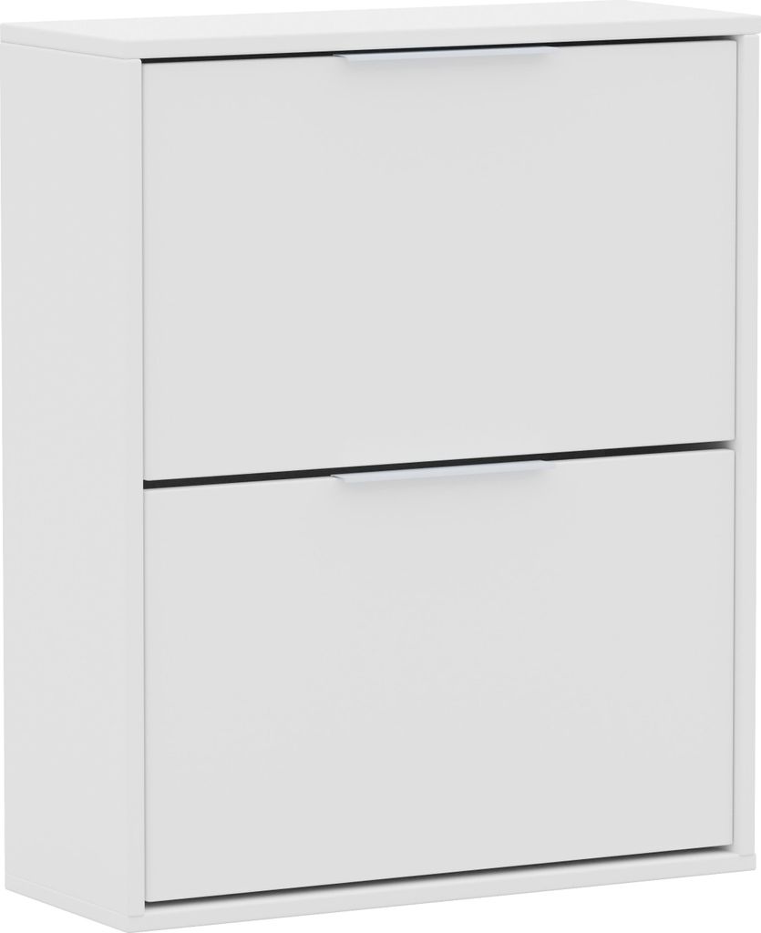 Kleiner Schuhschrank, Hängeschrank in Weiß