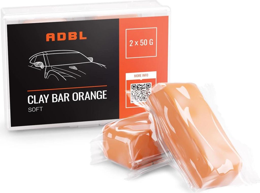 Soft Clay ADBL Clay Bar Orange (2x 50g)