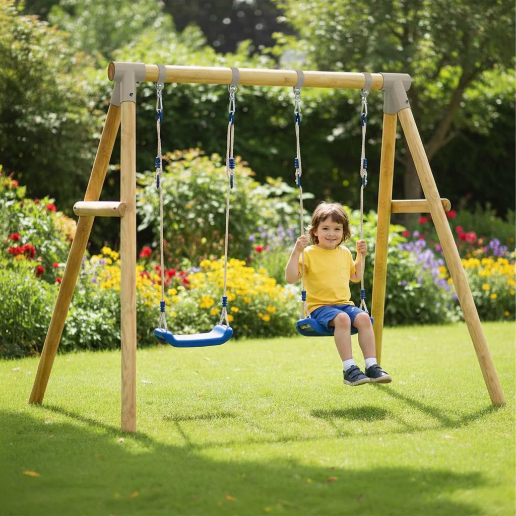 Raccord pivotant pour poteaux ronds en bois et acier - Modèle D42