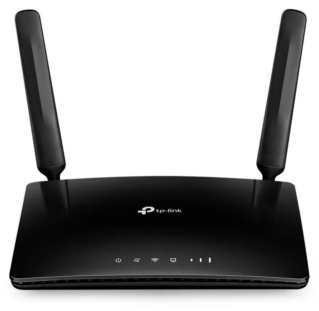 TP-LINK TL-MR6400 WLAN-Router, Singleband (2,4 GHz), Fast Ethernet, 3G/4G, Schwarz