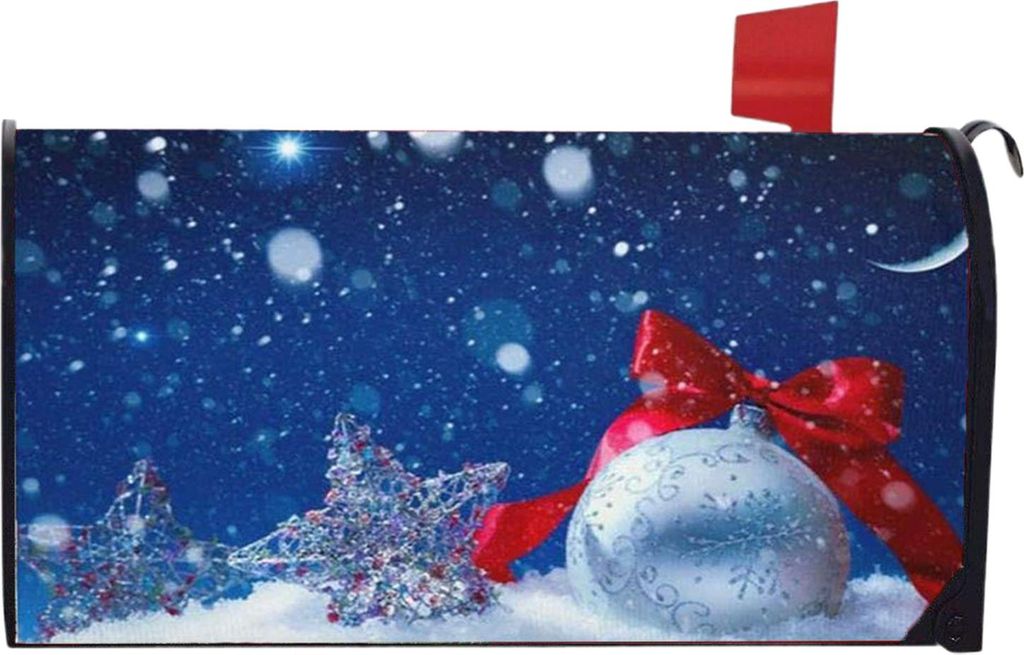 Magnetische Briefkastenabdeckung für den Winter, Standardgröße 18 x 21 Zoll, Briefkastenabdeckung mit Weihnachtsmotiv, Feiertagspost, Briefkaste...