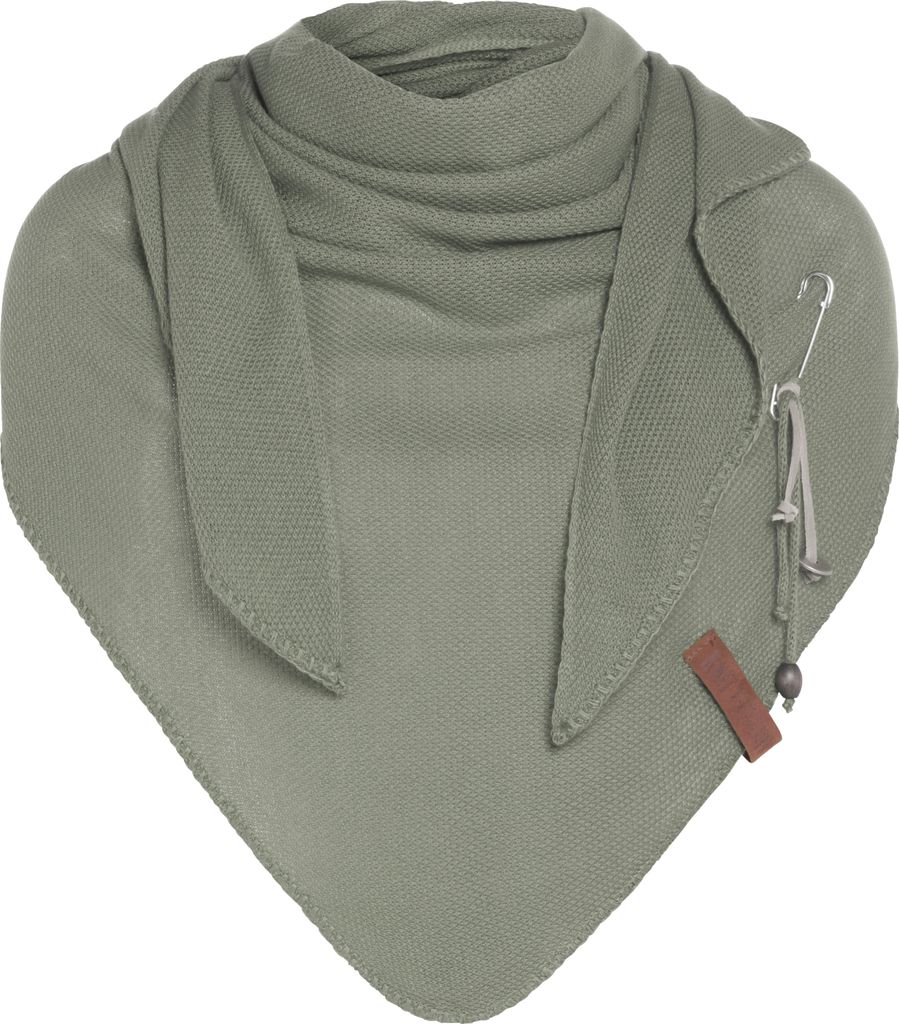 Knit Factory Lola Dreieckstuch - Urban Green - 190x85 cm
