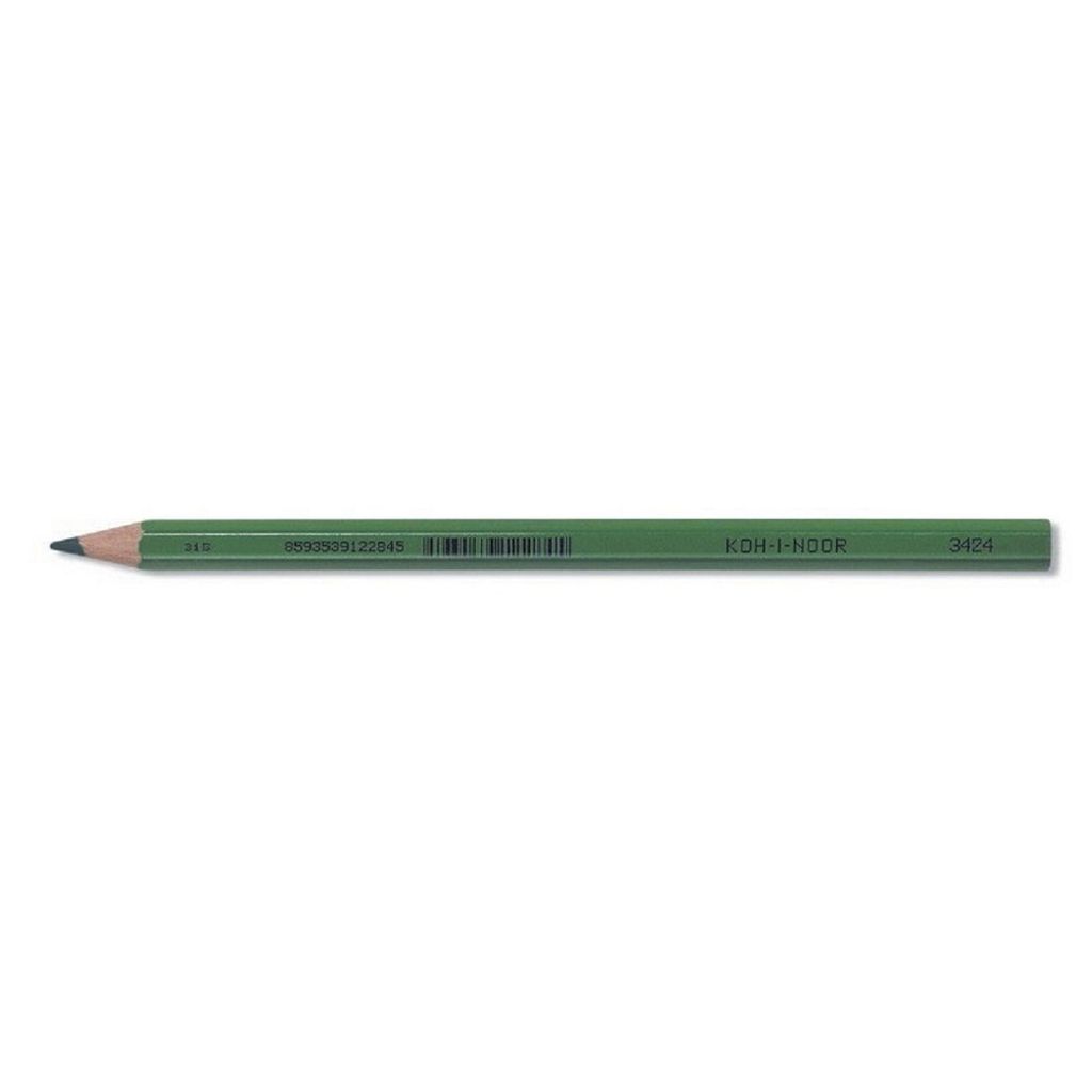 Koh-I-Noor Sechseckiger Bleistift, pastellgrün, 7 mm, Modell 3424, 12 Stück