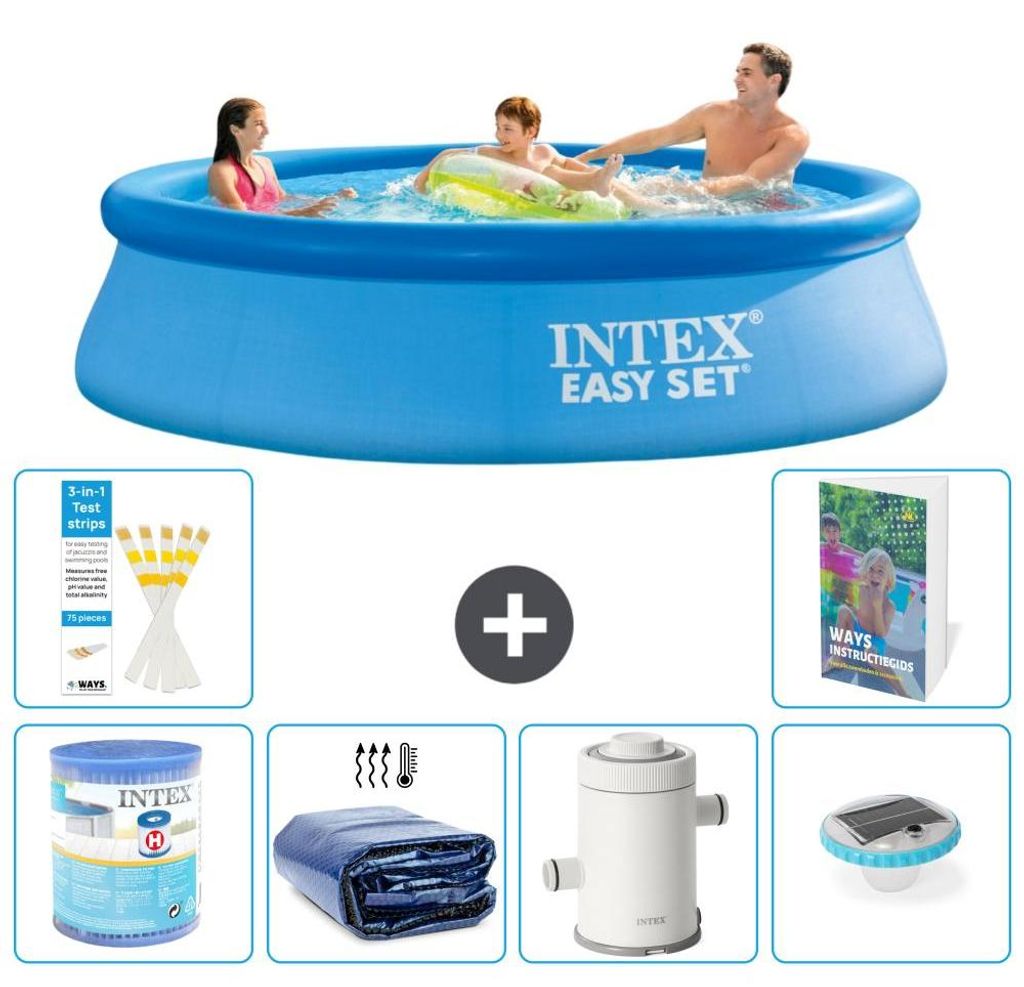 Easy Set Pool Rund - 305x76 cm - 7-teilig S101