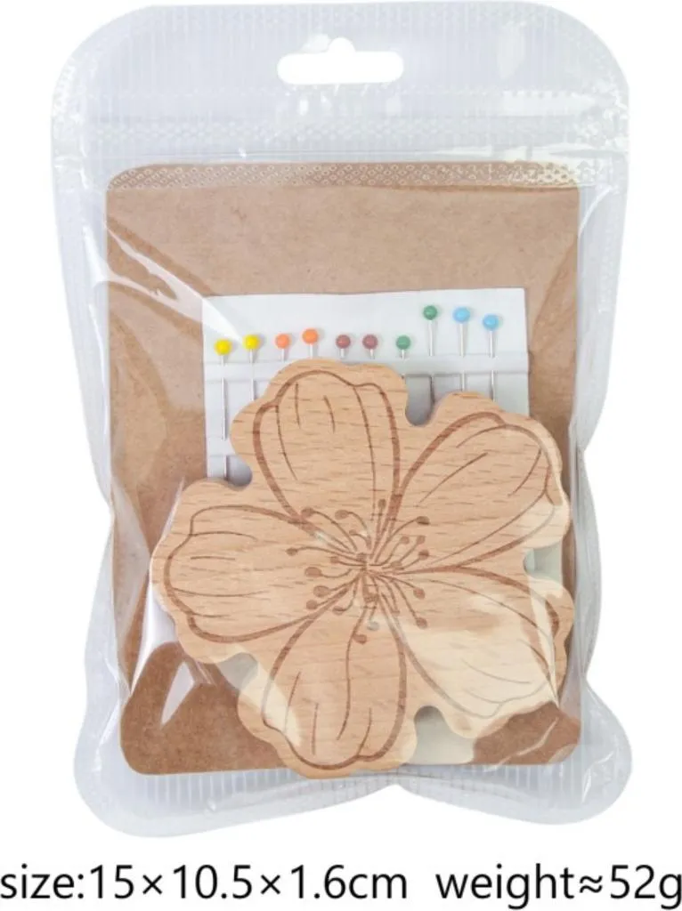 INF Magnetic Flower Cutter - Gadget Multiuso Marrone in ABS 7.2cm - 1