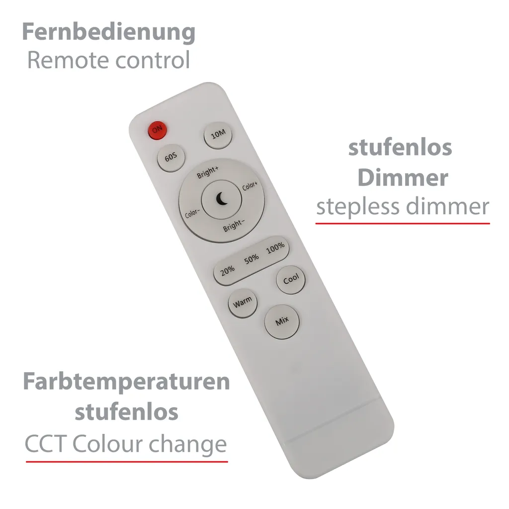 Lampadaire LED Briloner intensité variable CCT 700lm avec télécommande - 8