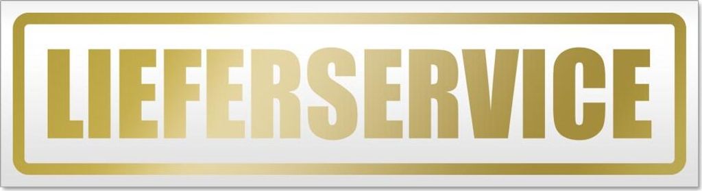 Lieferservice Magnetschild Schild magnetisch