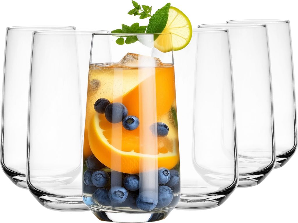 Glasmark Krosno Gläser 6er Set 0,43 Liter Cocktailgläser Produktbild 