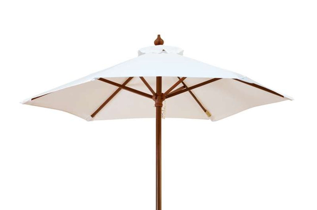 Strandschirm Sonnenschirm Schirm tragbar mit Tasche Bambus Gartenschirm BLAU 
