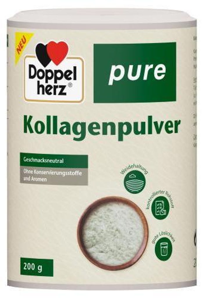Kolagen w proszku Doppelherz czysty 200 g Zdjęcie produktu 