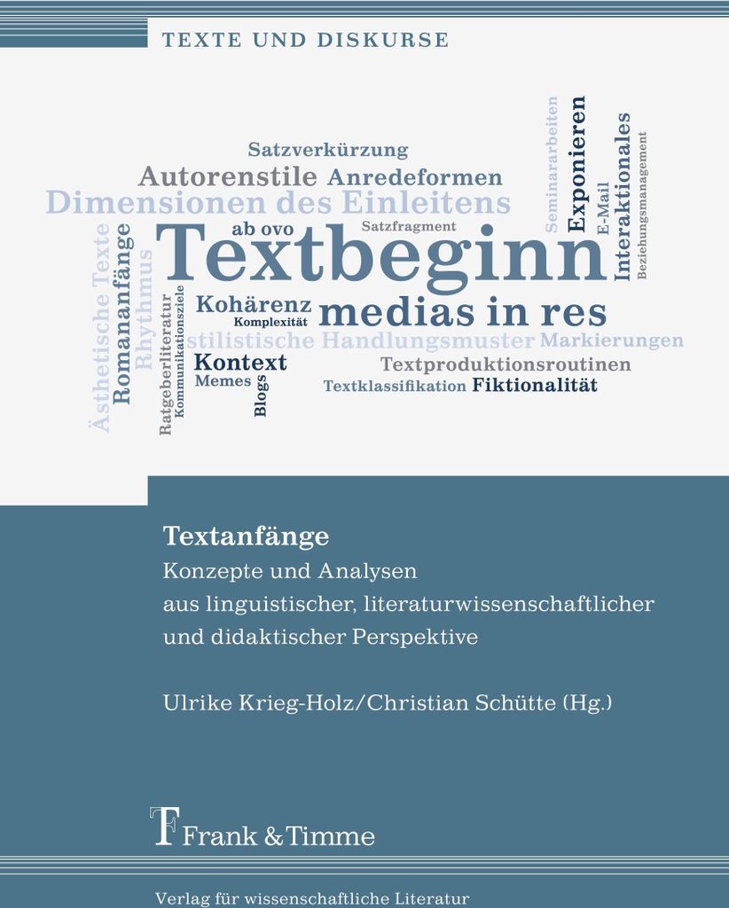 Textanfänge
