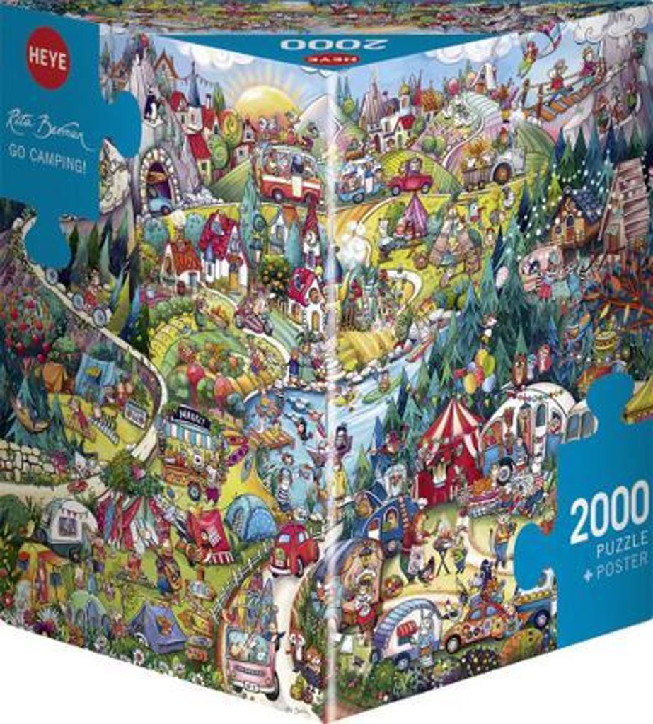 Heye - Vai in campeggio, 2000 pezzi Immagine del prodotto 