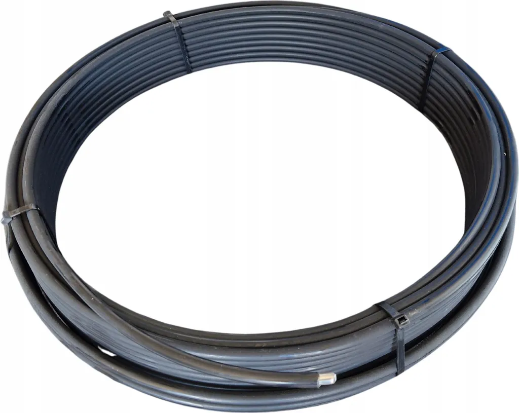 Fil aluminium isolé protection foudre 8mm noir 10kg contre surtension