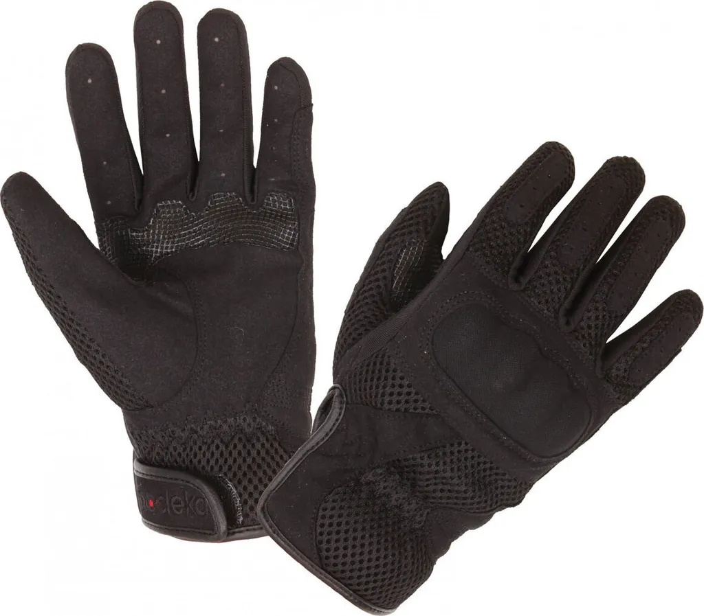 Gants moto Modeka Mesh noir unisexe taille 7 - Protection homologuée