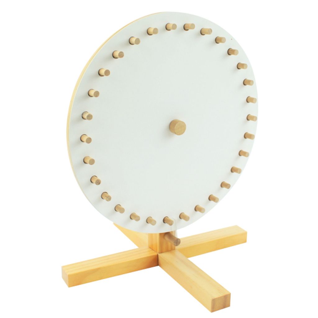 Eduplay Holz Glücksrad Spiel – buntes Lernspielzeug 30 cm Produktbild 