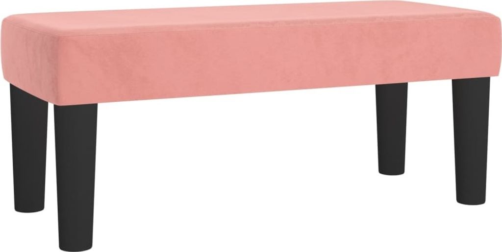vidaXL Sitzbank Rosa 70x30x30 cm Samt