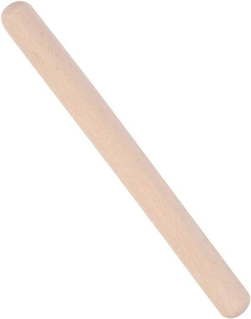 Rouleau à pâtisserie en bois 38 cm, ustensile robuste pour vos pâtes