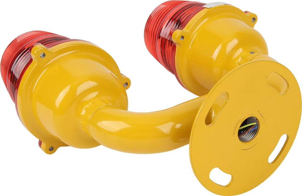 Feu marin stroboscope LED rouge AC110V à double tête synchronisée