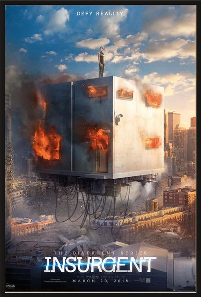 Affiche Insurgent Defy Reality avec Cadre Shinsuke Maxi Noir 61x91,5 cm