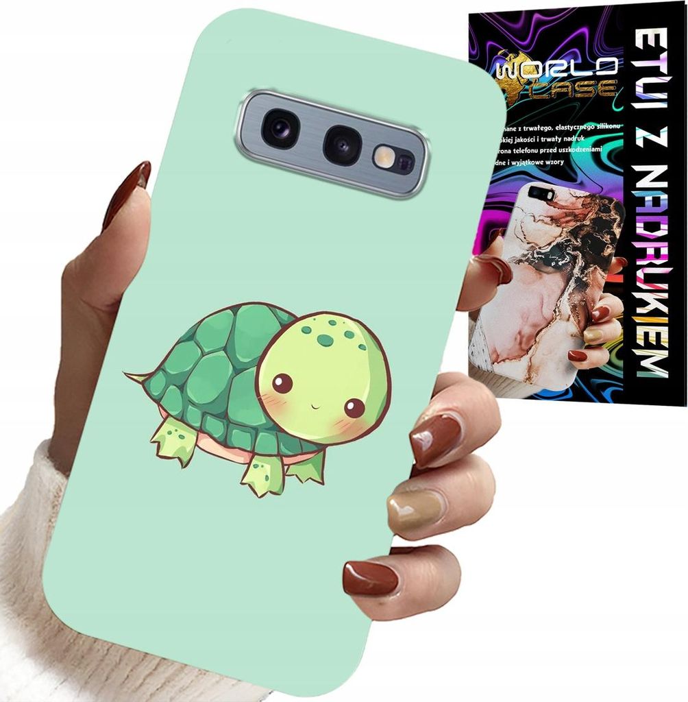 Hülle Für Samsung Galaxy S10E - Süsse Schildkröten-Designs Für Kinder + Film