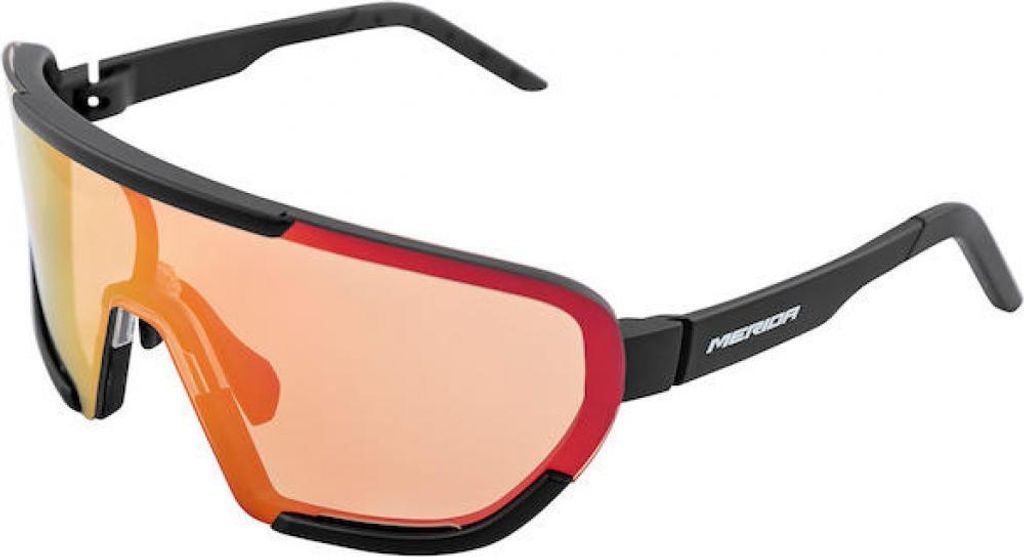 Merida Sonnenbrille PRO RACE Onesize Schwarz/Weiß - photochromische Performan...