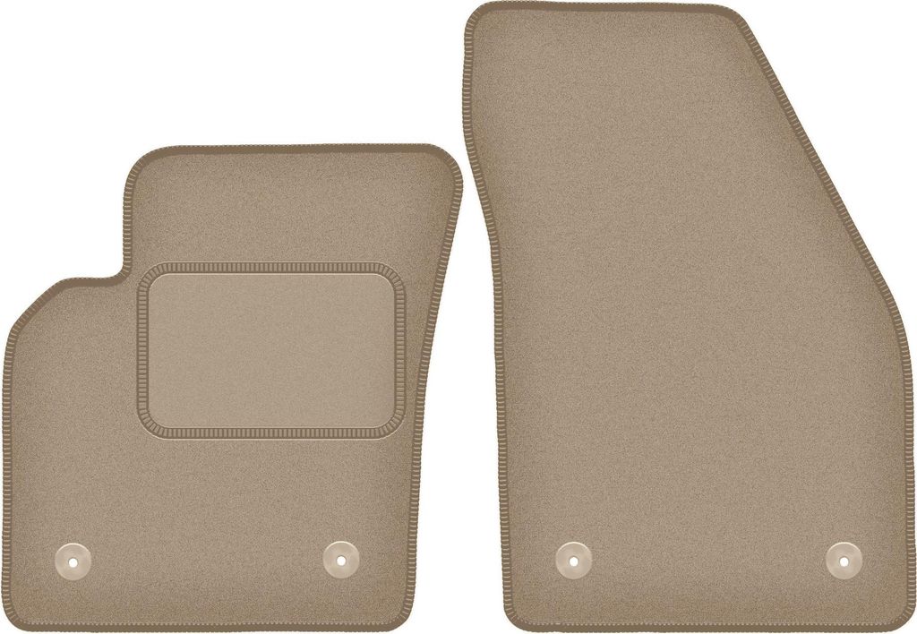 Beige Vordermatten für: Volvo C70 II Coupé (2005-2013)