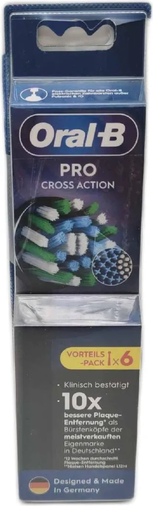 6 Brossettes noires Oral-B ProCrossAction - Hygiène maximale CleanMaximizer - 5