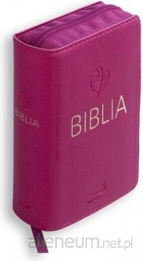 Biblia Tabor flex z zamkiem - malinowa