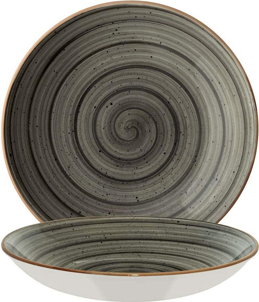 Aura Space Bloom Teller tief 25cm - 6 Stück