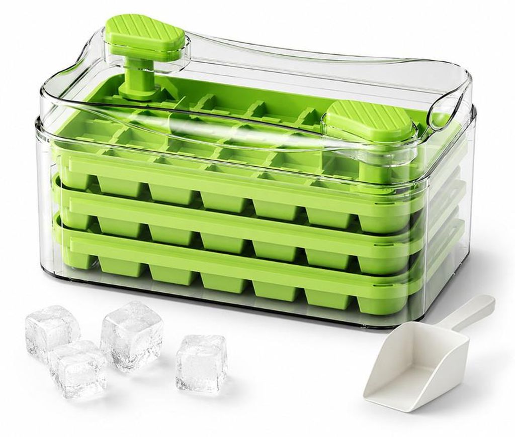 84 Eiswürfel Eiswürfelform Set, Eiswürfelbehälter mit Produktbild 
