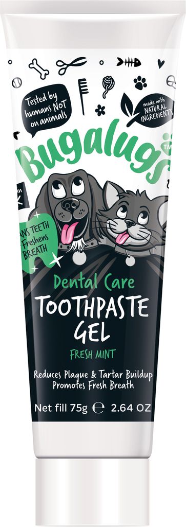 Bugalugs Dental Care Zahnpasta Gel 75g – Frischer Produktbild 1