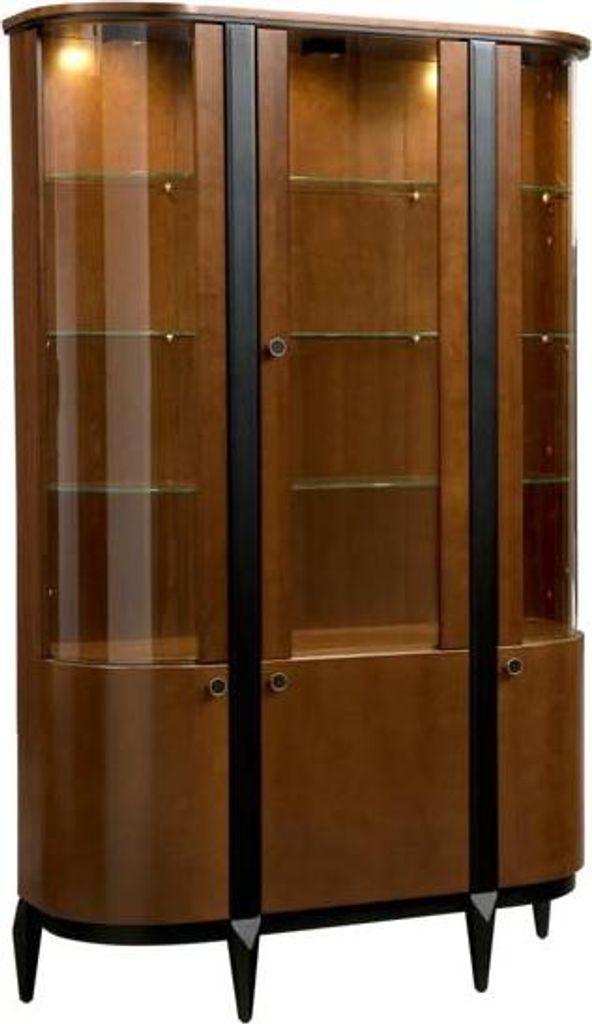 Vitrine Schaukasten Glasvitrine Glasaufbewahrung Schrank Esszimmerschrank