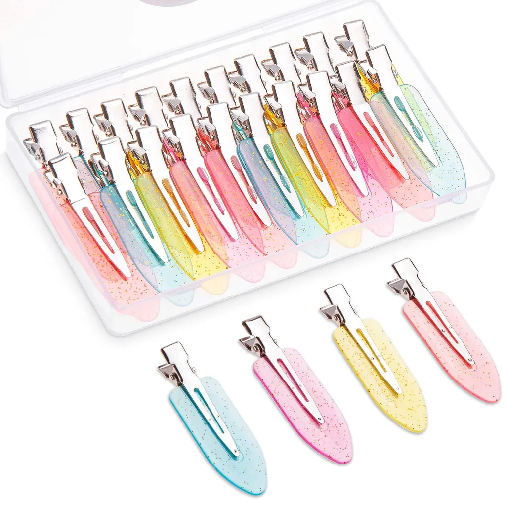 Barrettes Cheveux Plate sans Pli - 20 Pièces pour Boucles et Brushing