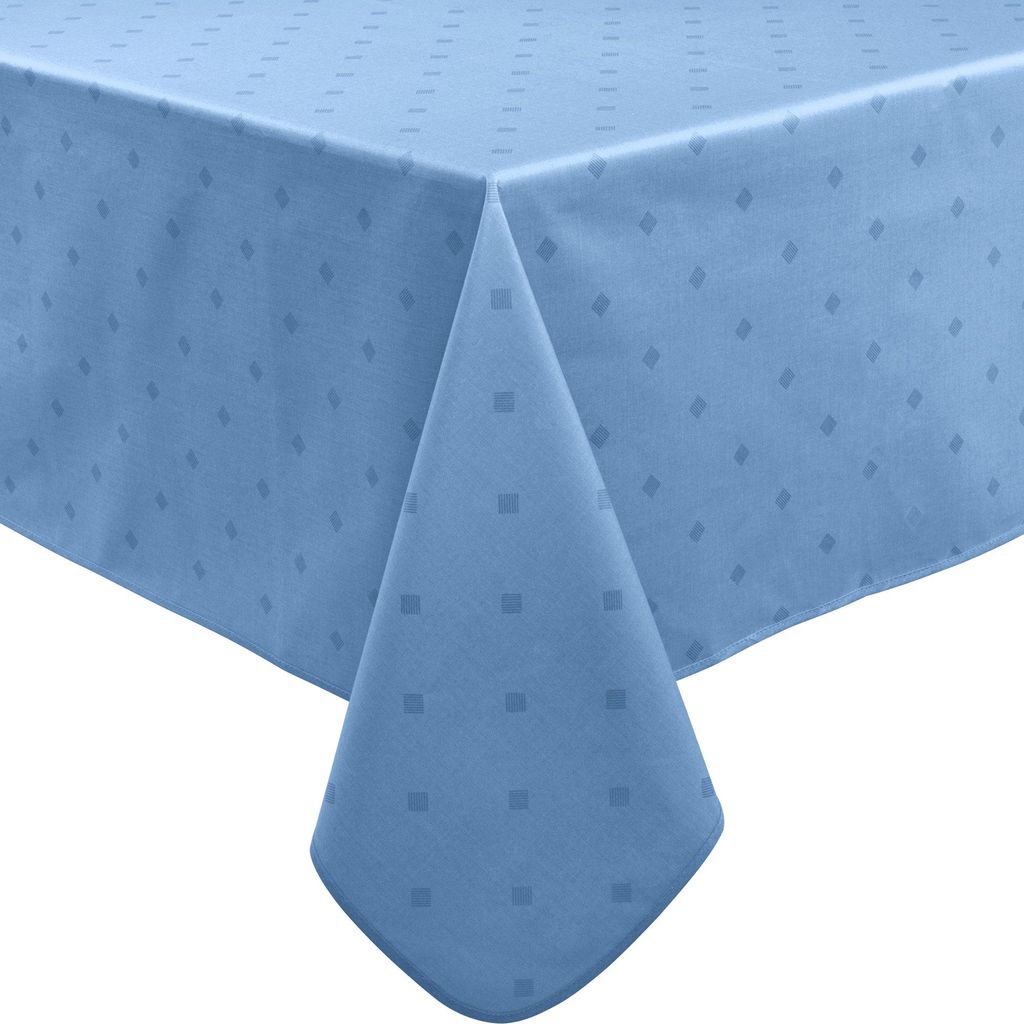 Erwin Müller Tischdecke Neuss" blau 110x140 cm"