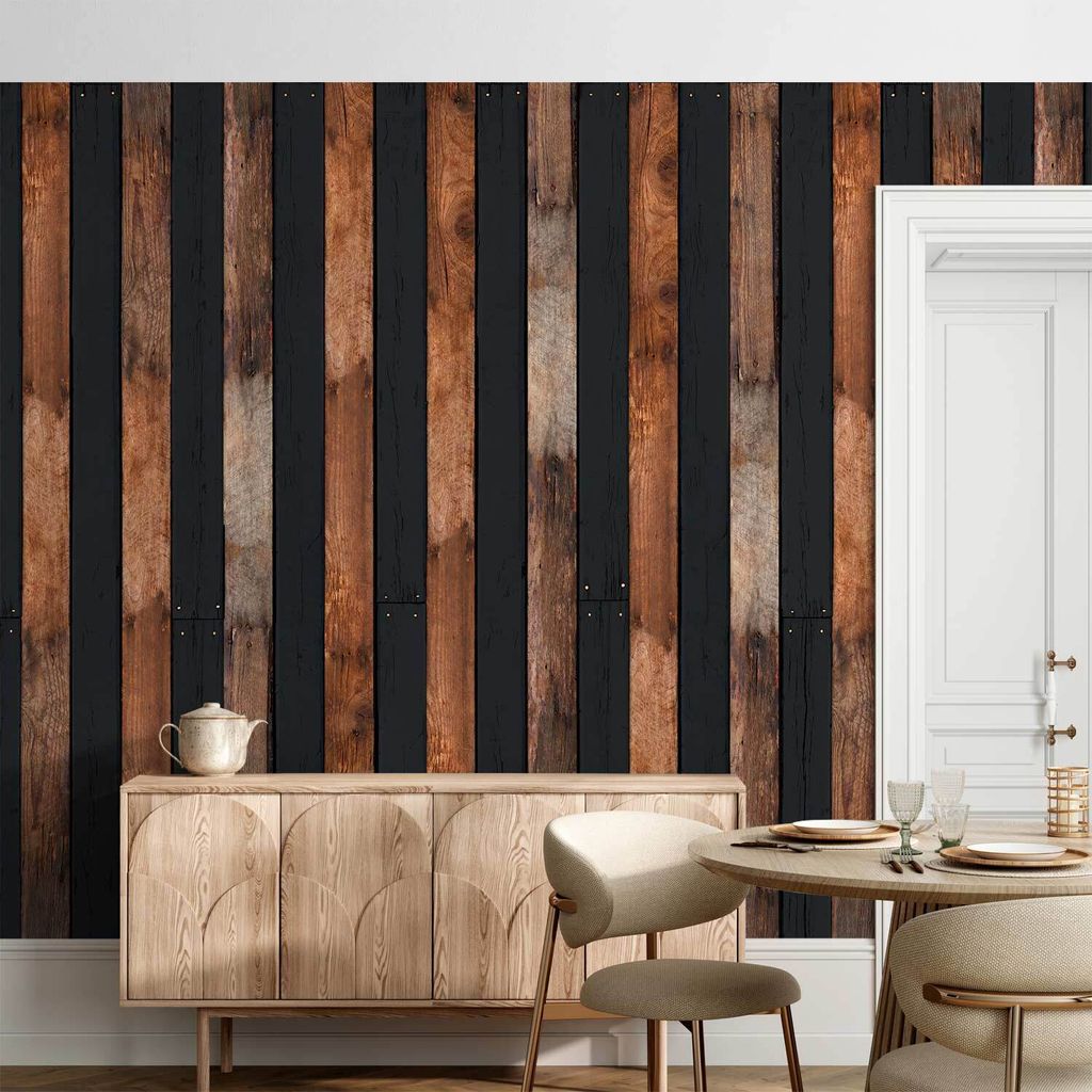 Vlies Tapete - Wooden duo 50x1000 cm Muster f-A-0293-j-c